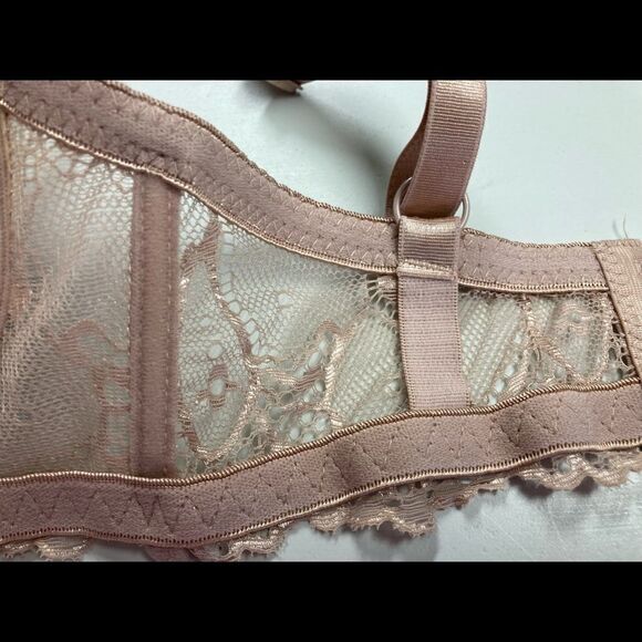 Lacy Tan Bra, Size 36D‎ - Picture 5 of 12